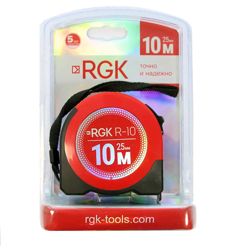 Рулетка RGK R-10 с поверкой