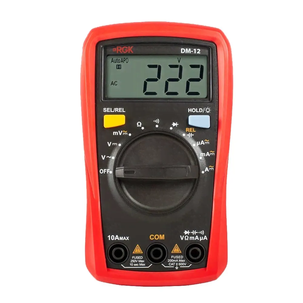 Мультиметр цифровой RGK DM-12 (776561)-0