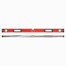 Уровень RGK U5100 100см (ручной брусковый, оснащен двумя магнитами, 3 колбы)