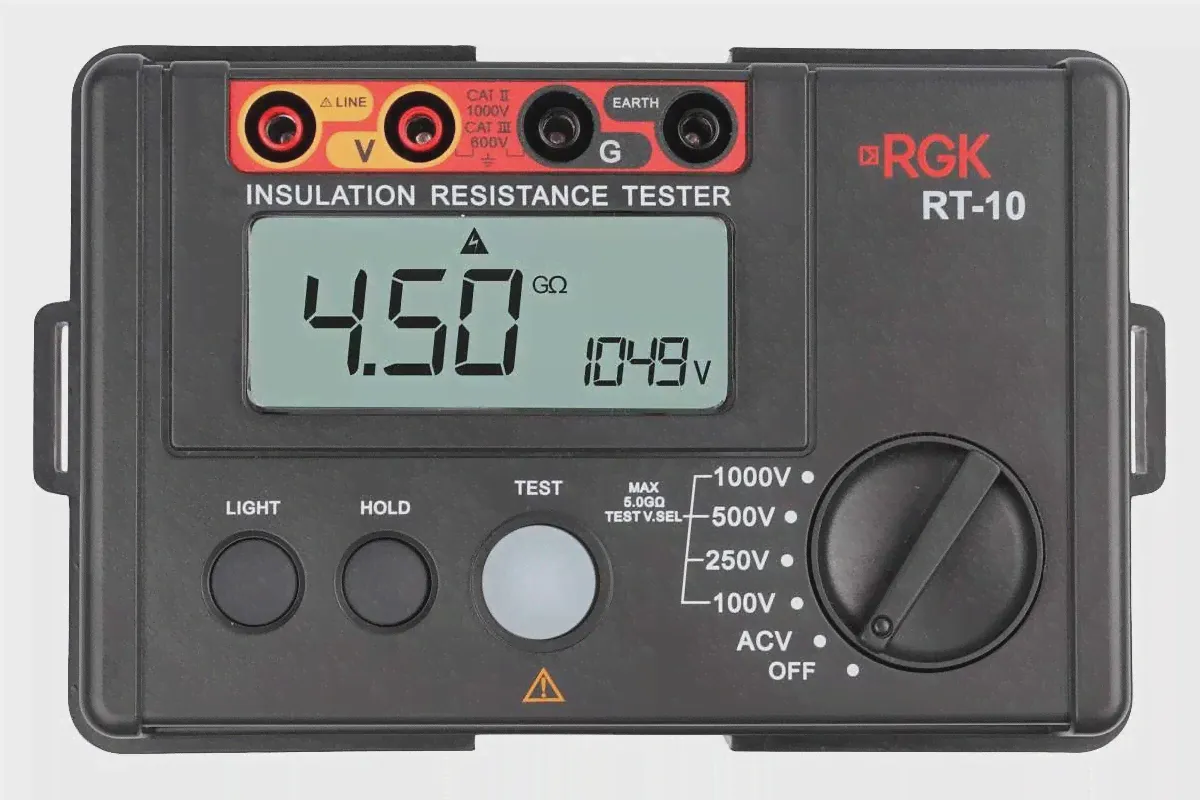 RGK RT-10 цифровой мегаомметр с поверкой, 721364-0