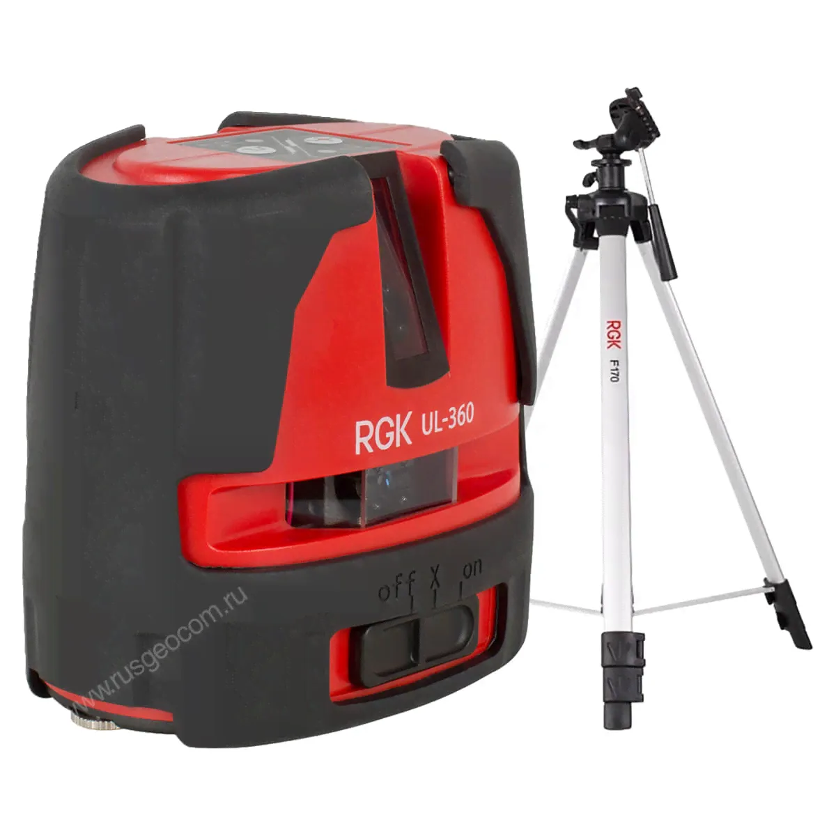 RGK UL-360 + штатив - лазерный уровень с красным лучом-0