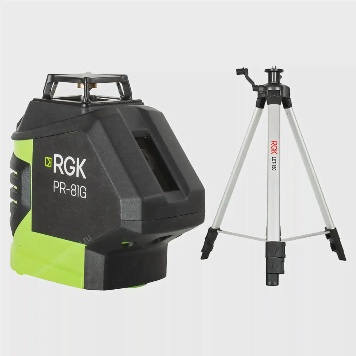 RGK PR-81G лазерный уровень со штативом LET-150, 752954