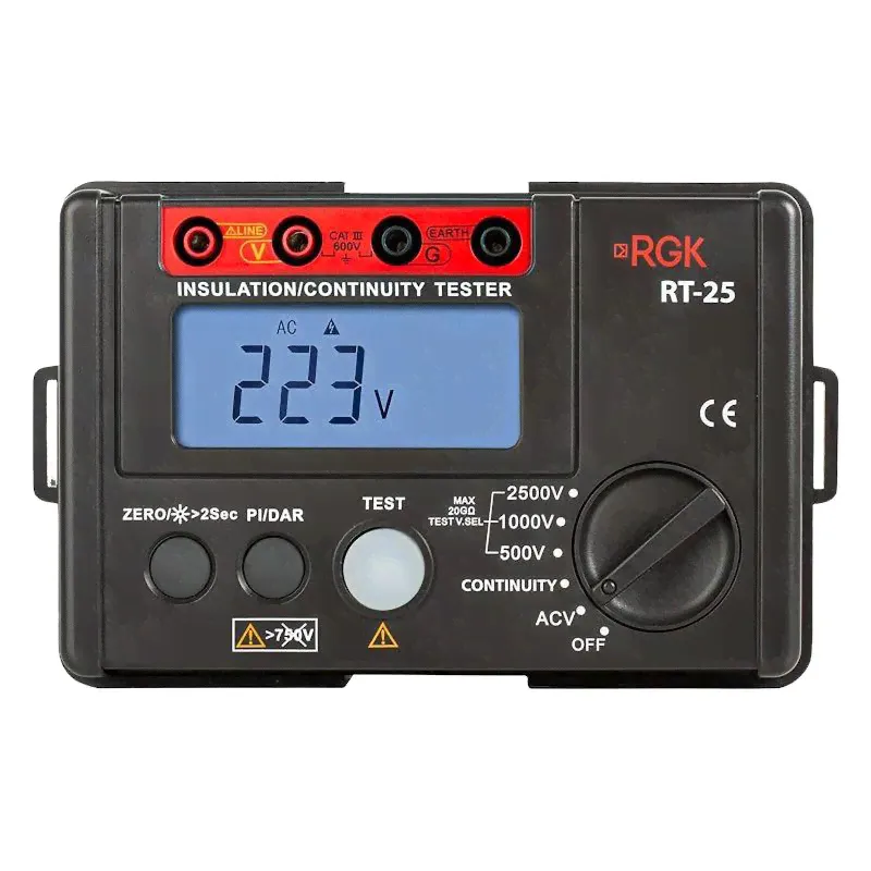 RGK RT-25 цифровой мегаомметр с поверкой 779708