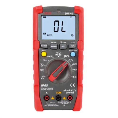 Поверка мультиметра RGK DM-40