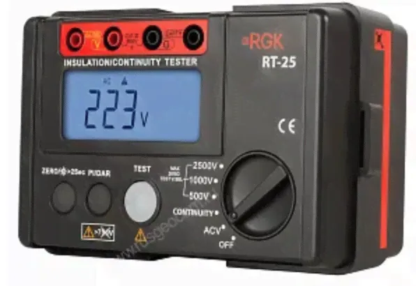 RGK RT-25 Цифровой мегаомметр 2,5кВ, 20ГОм