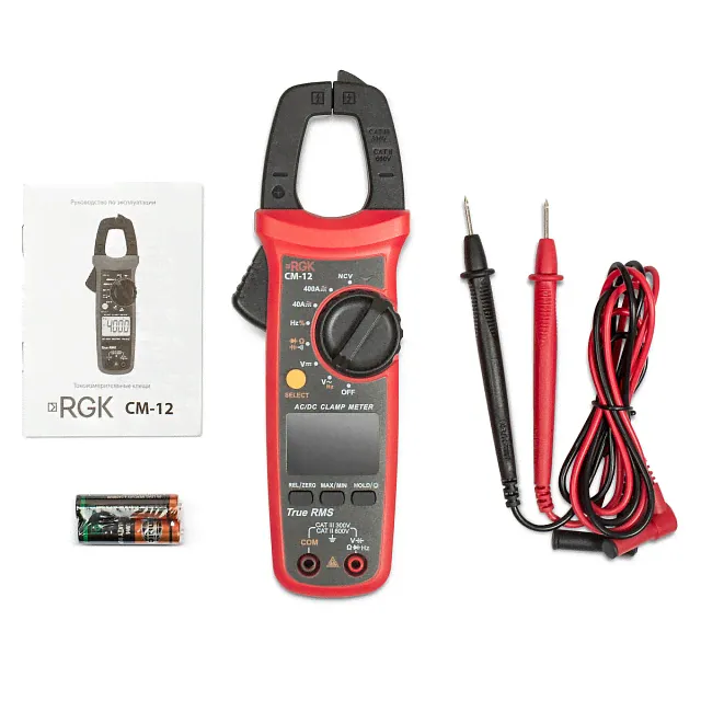 Токовые клещи RGK CM-12-0